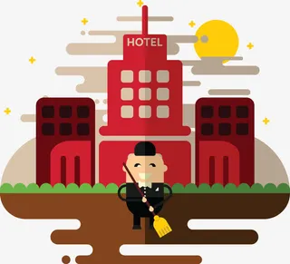 打扫卫生扫图背景