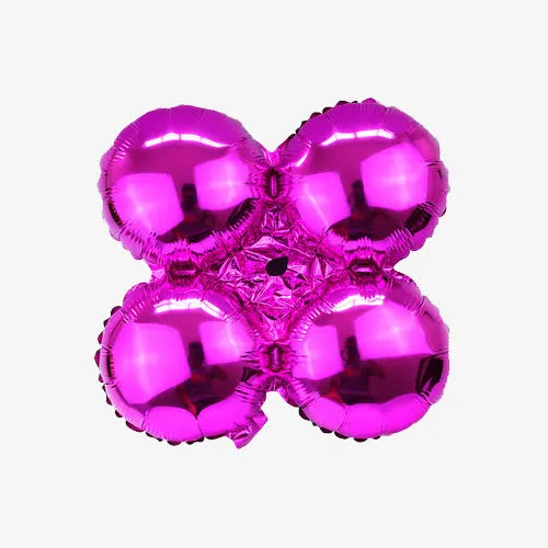 四叶草铝箔气球免抠