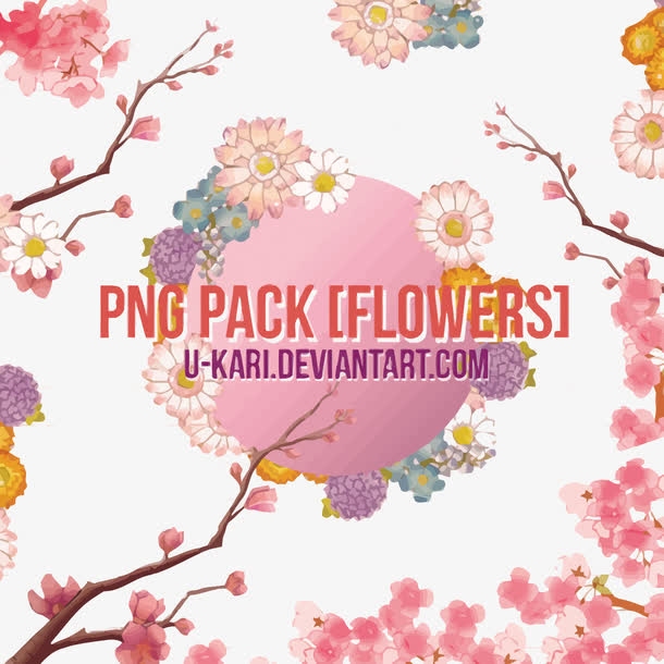 矢量日式花纹免抠