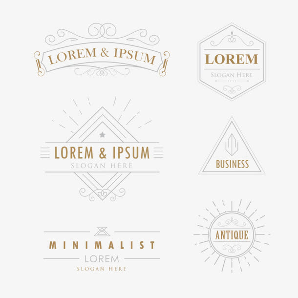 精美花纹边框装饰元素矢量素材免抠