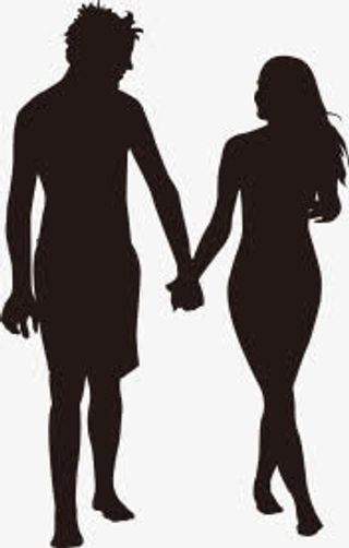 手牵手情侣海报背景七夕情人节