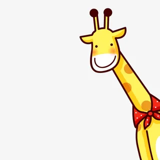 边框长颈鹿免抠