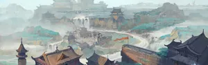 梦幻手绘游戏背景高清