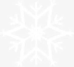 白色梦幻元旦雪花免抠