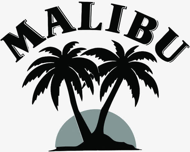 MALIBU酒LOGO免抠