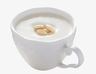 早餐杏仁粉素材免抠