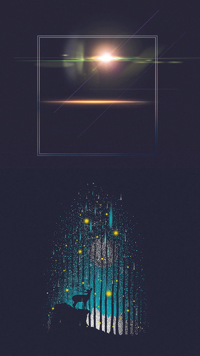 奇幻森林H5背景高清