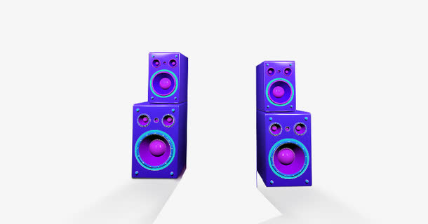 卡通音箱免抠