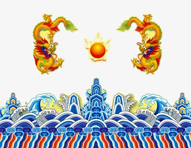 水纹纹样免抠
