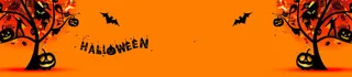 万圣节鬼节南瓜灯背景banner
