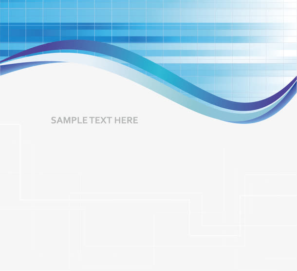 矢量蓝色装饰图案免扣素材免抠