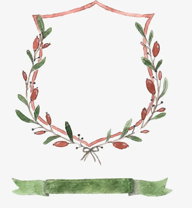 手绘的边框免抠