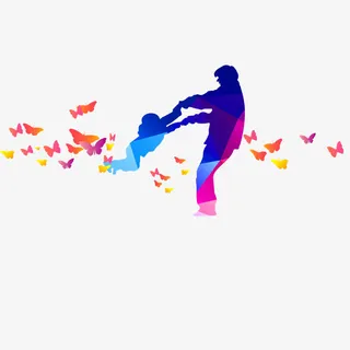 红色现代海报设计免抠