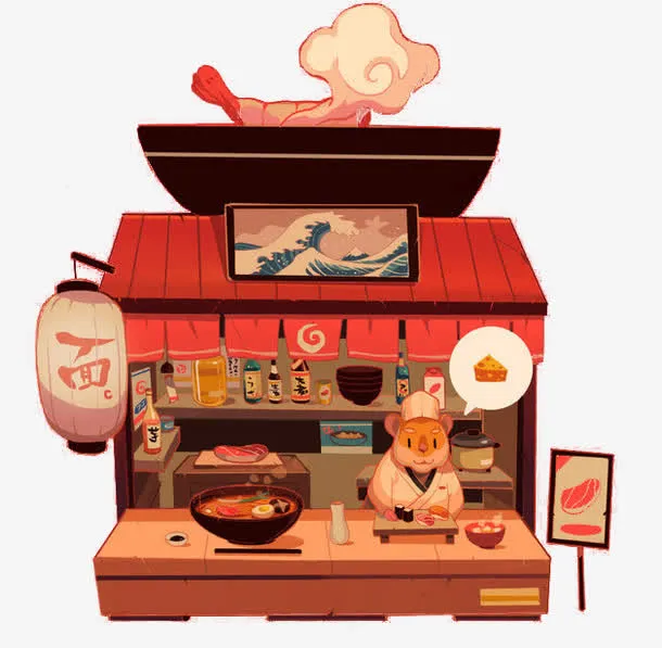 美食铺子免抠