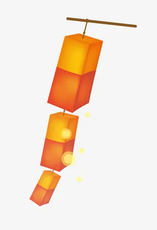 创意卡通灯笼免抠