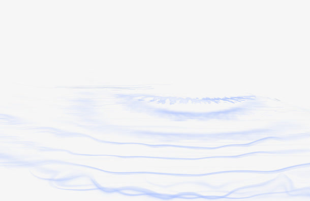 透明水波流水线条免抠