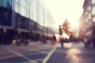 城市建筑光斑背景