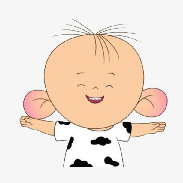 窃喜的大耳朵图图免抠