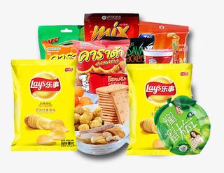 薯片零食免抠
