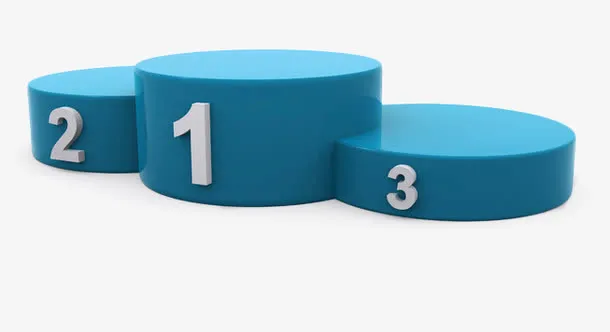 领奖台排名台免抠