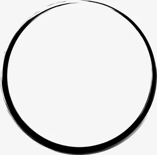 圆形水墨圈圈免抠
