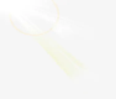 白色阳光辐射效果免抠