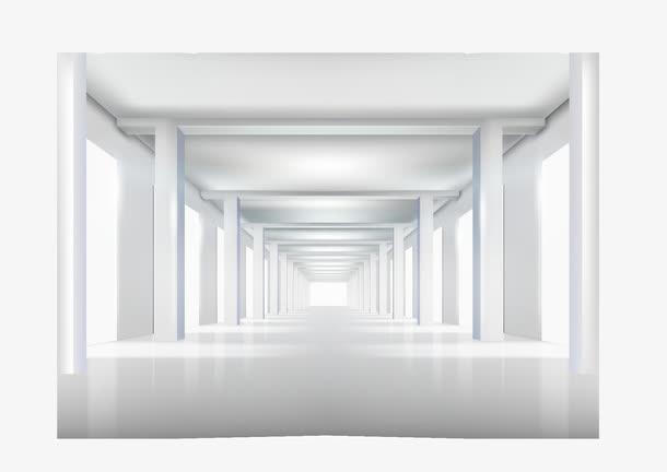 楼道效果展示免抠