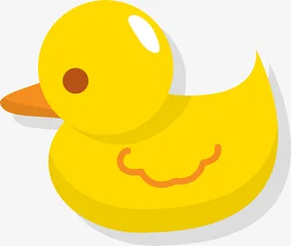 卡通鸭子矢量图下载免抠