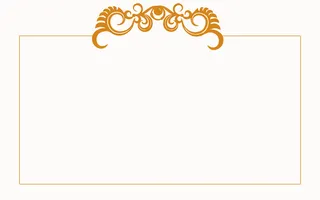 简单名片背景框