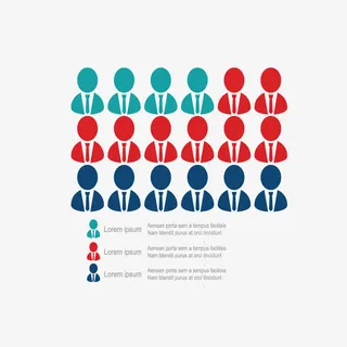 人数化的占比免抠