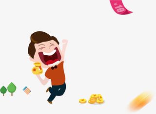 金币小人儿免抠