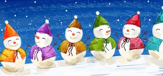 手绘圣诞节海报高清