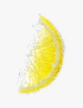 清凉柠檬切片免抠装饰效果特效元素