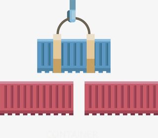 货运集装箱免抠