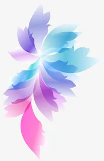 彩色渐变装饰免抠
