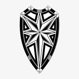 盾牌上的花纹免抠