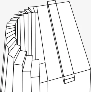 楼梯线条免抠