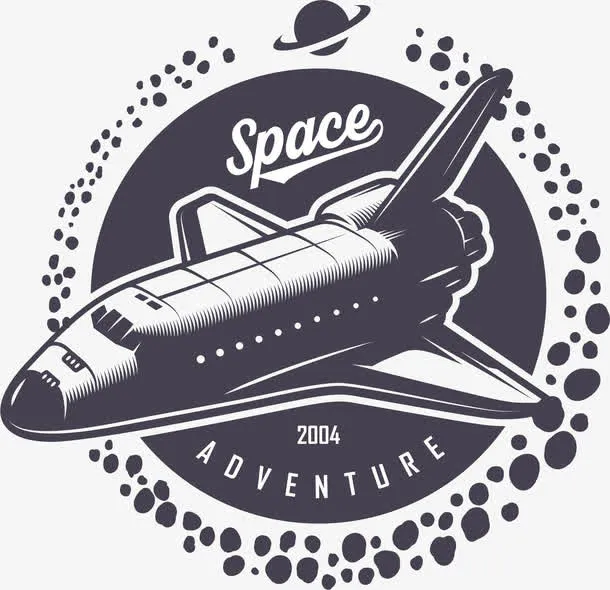 宇宙飞船矢量图免抠