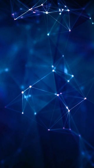 渐变蓝底线条白色发光H5背景素材高清