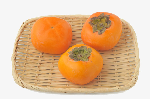 一盘柿子免抠