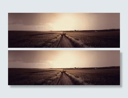 田园道路背景高清