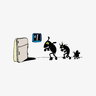 手绘卡通漫画免抠