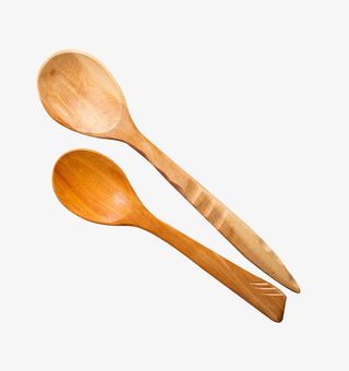 俯拍的木勺子免抠