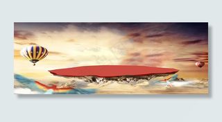 节日淘宝背景Banner高清