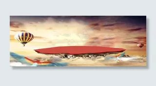 节日淘宝背景Banner高清