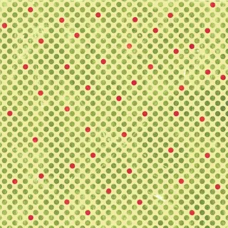 绿色波点背景