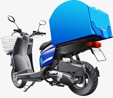 卡通手绘电车免抠