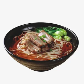 青菜红烧排骨面免抠