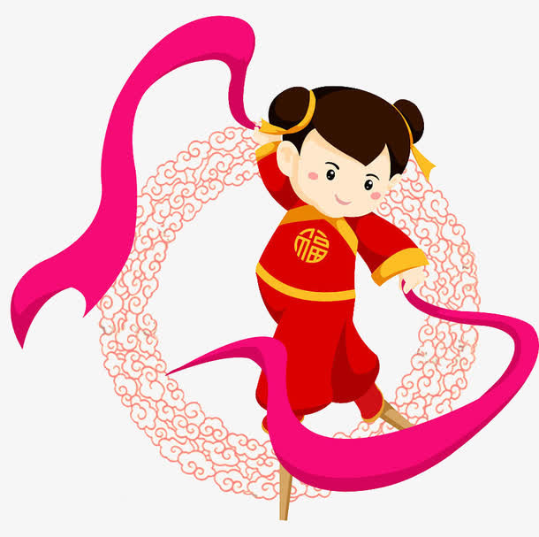 高跷扭秧歌免抠