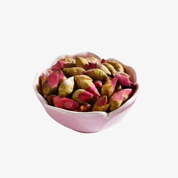 产品实物优质桃花茶一花碗免抠